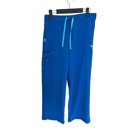 Carhartt Force Womens Petite small Scrub Pants In Bright Blue - Picture 1 of 8